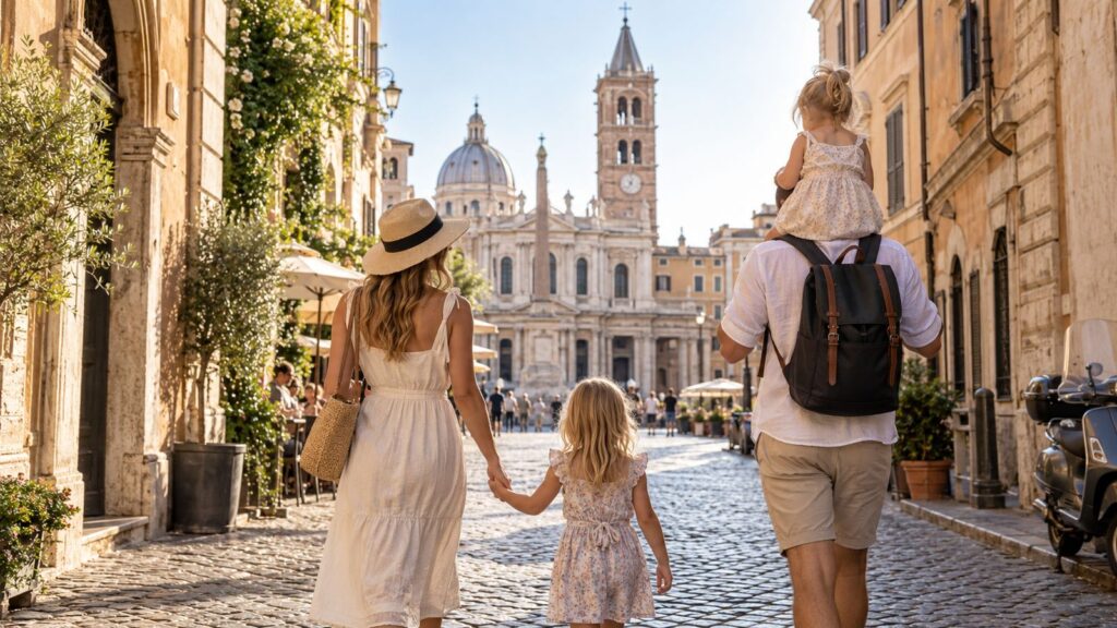 Hôtel pour familles à Rome : chambres et services